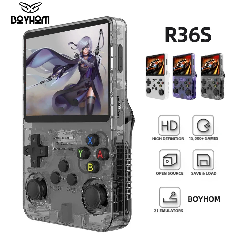 R36S Retro Video Game Console