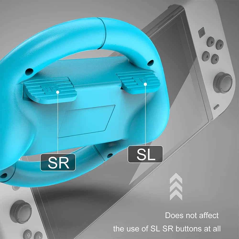 2Pcs Joy-Con steering Wheel