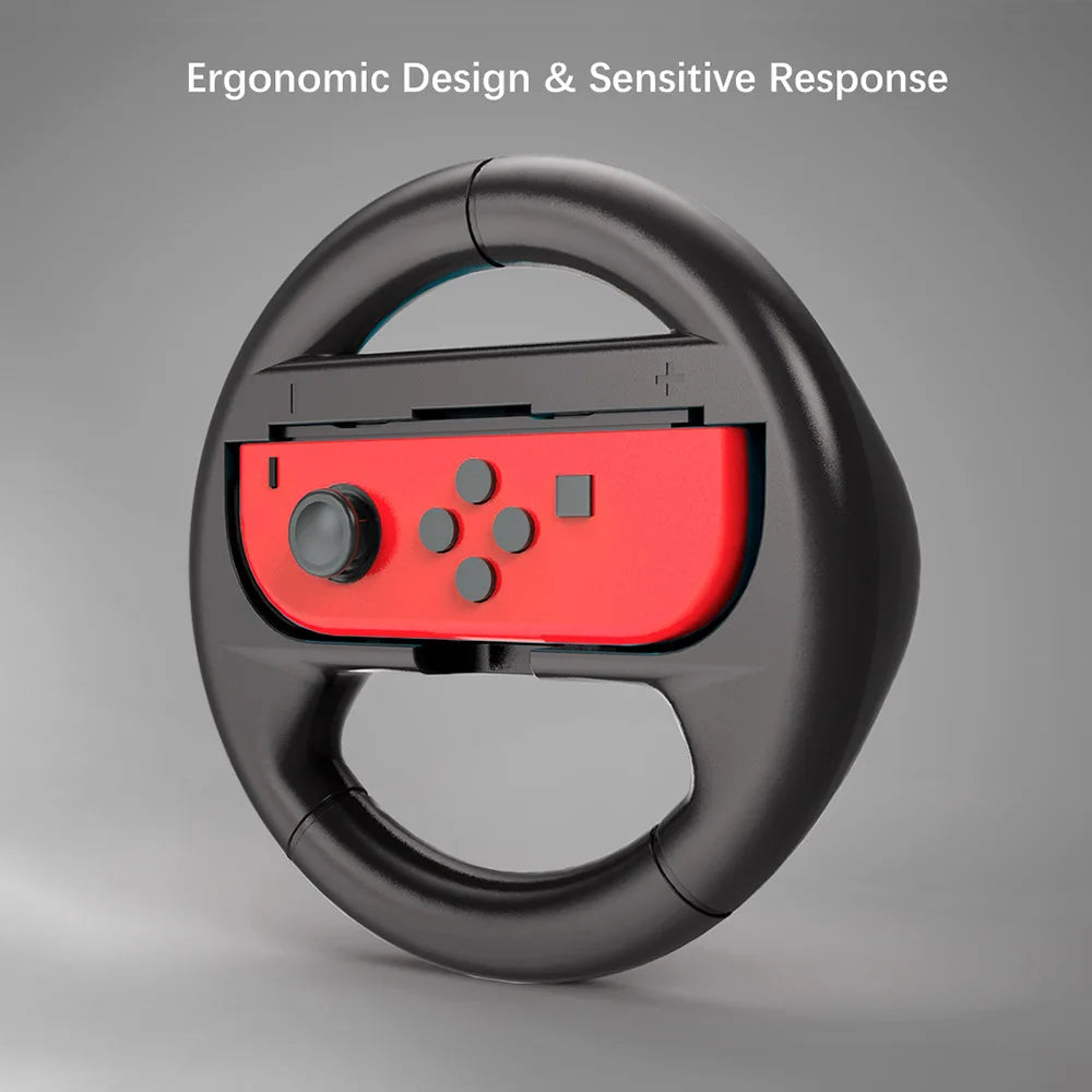 2Pcs Joy-Con steering Wheel