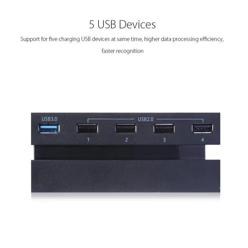 3.0 & 2.0 USB Hub for PS4 Controller Splitter