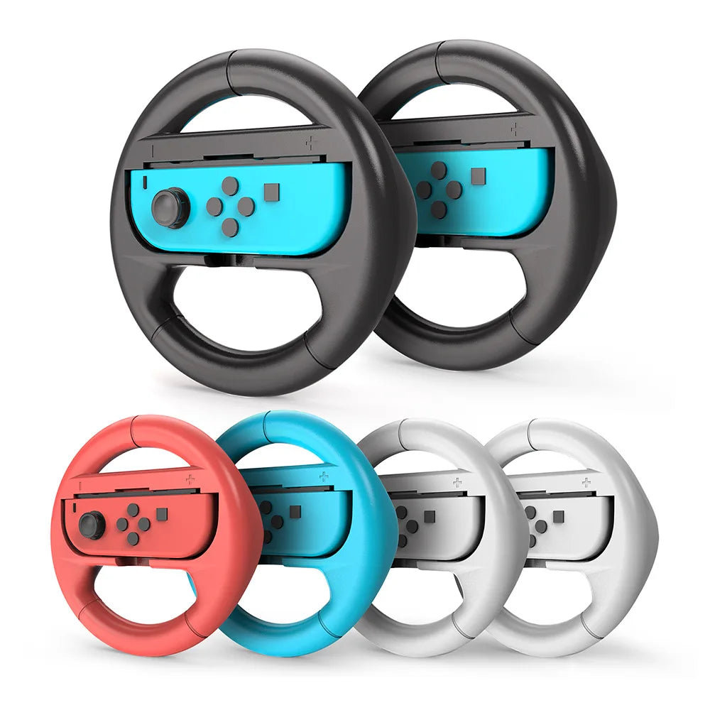 2Pcs Joy-Con steering Wheel