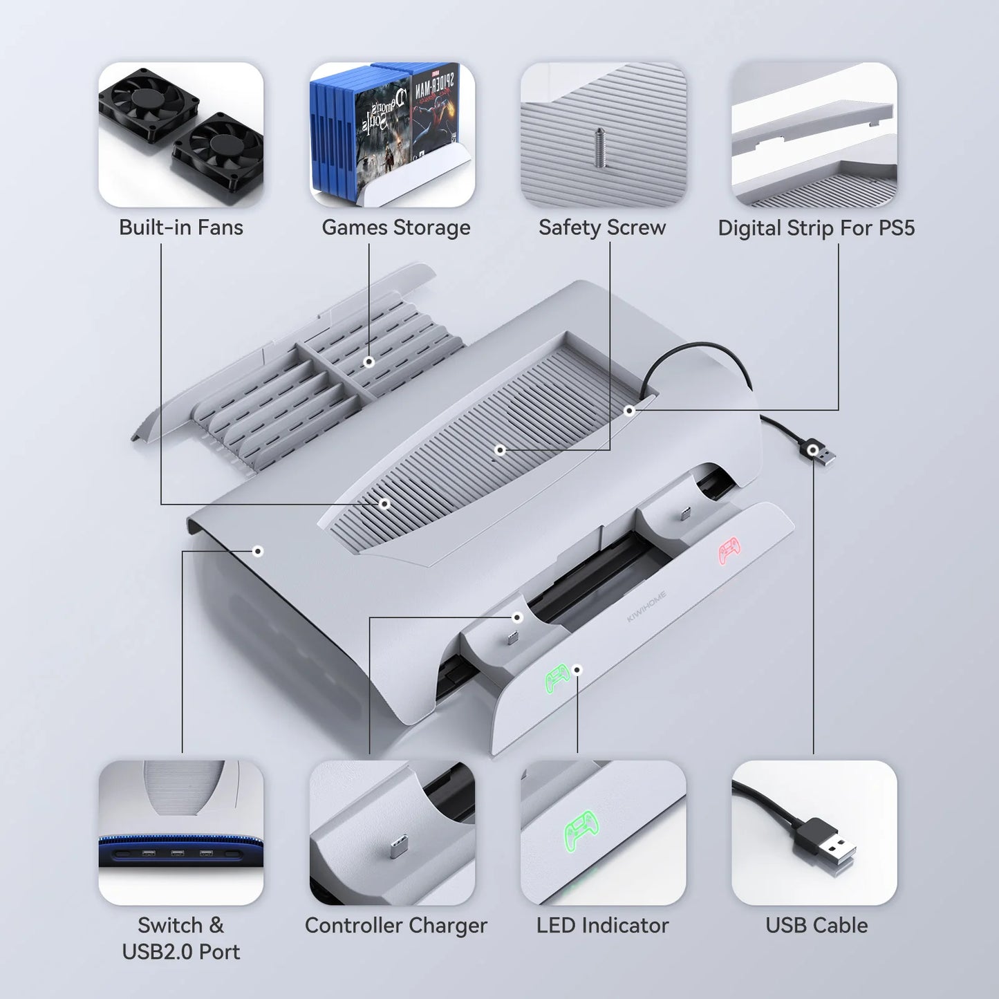 Cooling Station for PS5