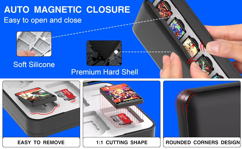 Switch Game Card Storage Case