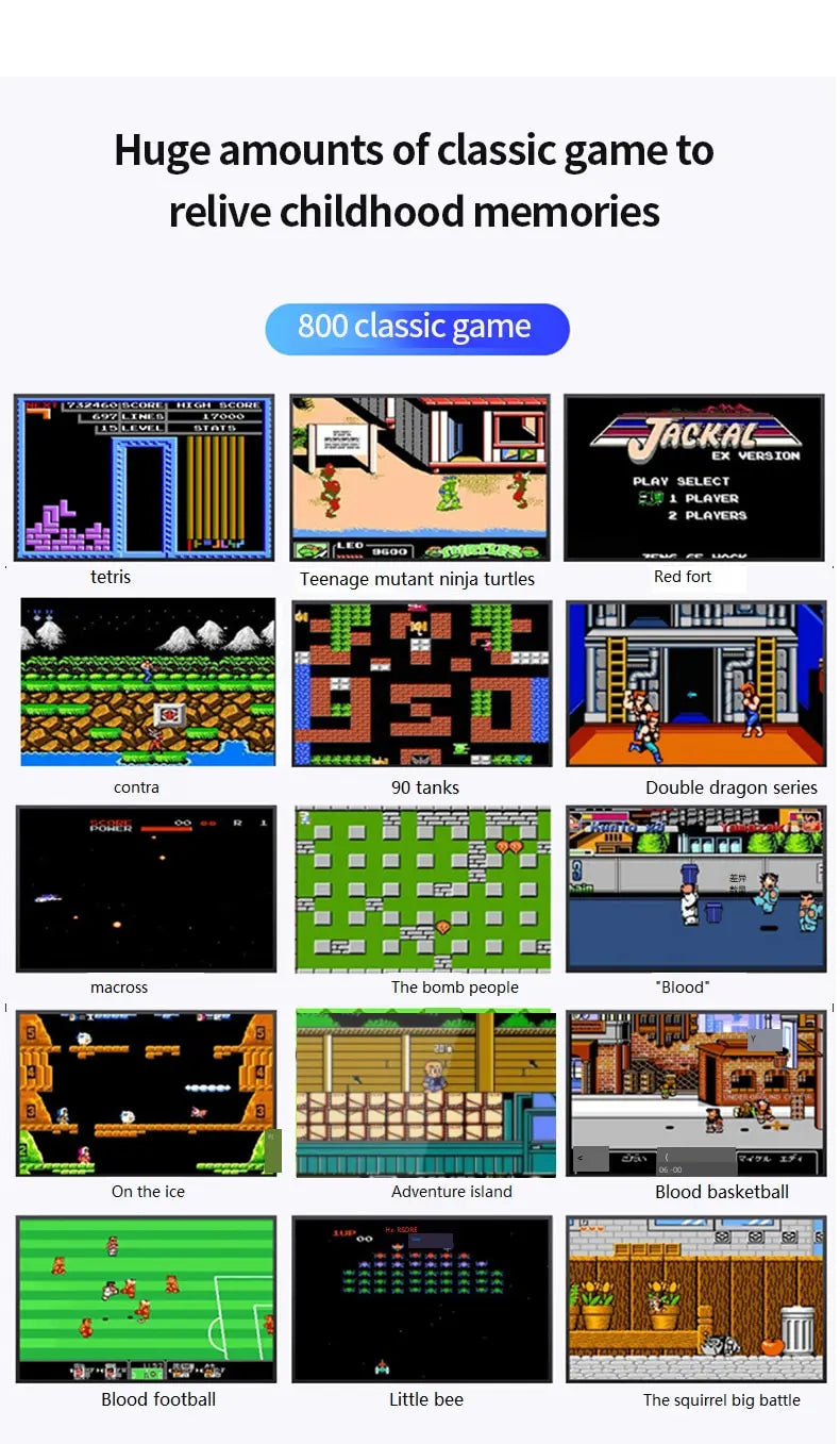 Retro Portable Mini Game Console
