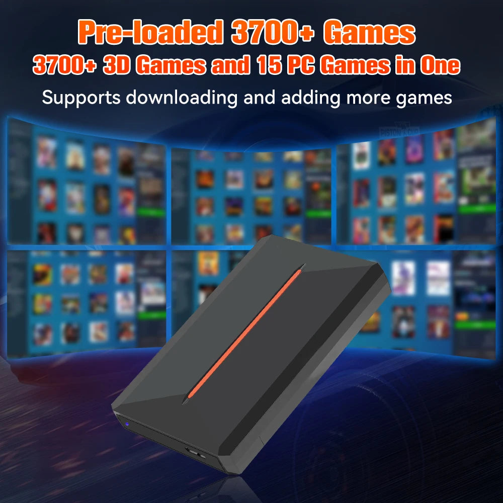 Gaming Hard Drive Disk Retro Game Console