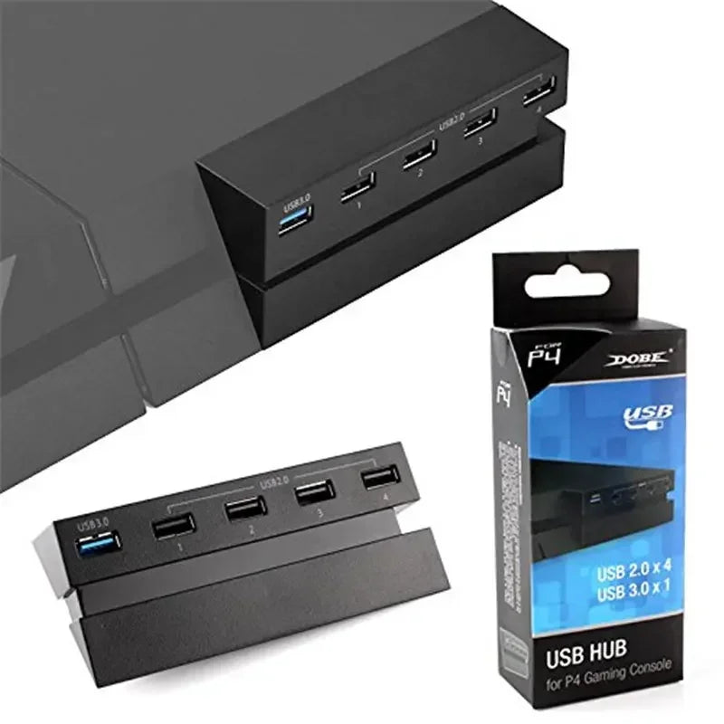 3.0 & 2.0 USB Hub for PS4 Controller Splitter