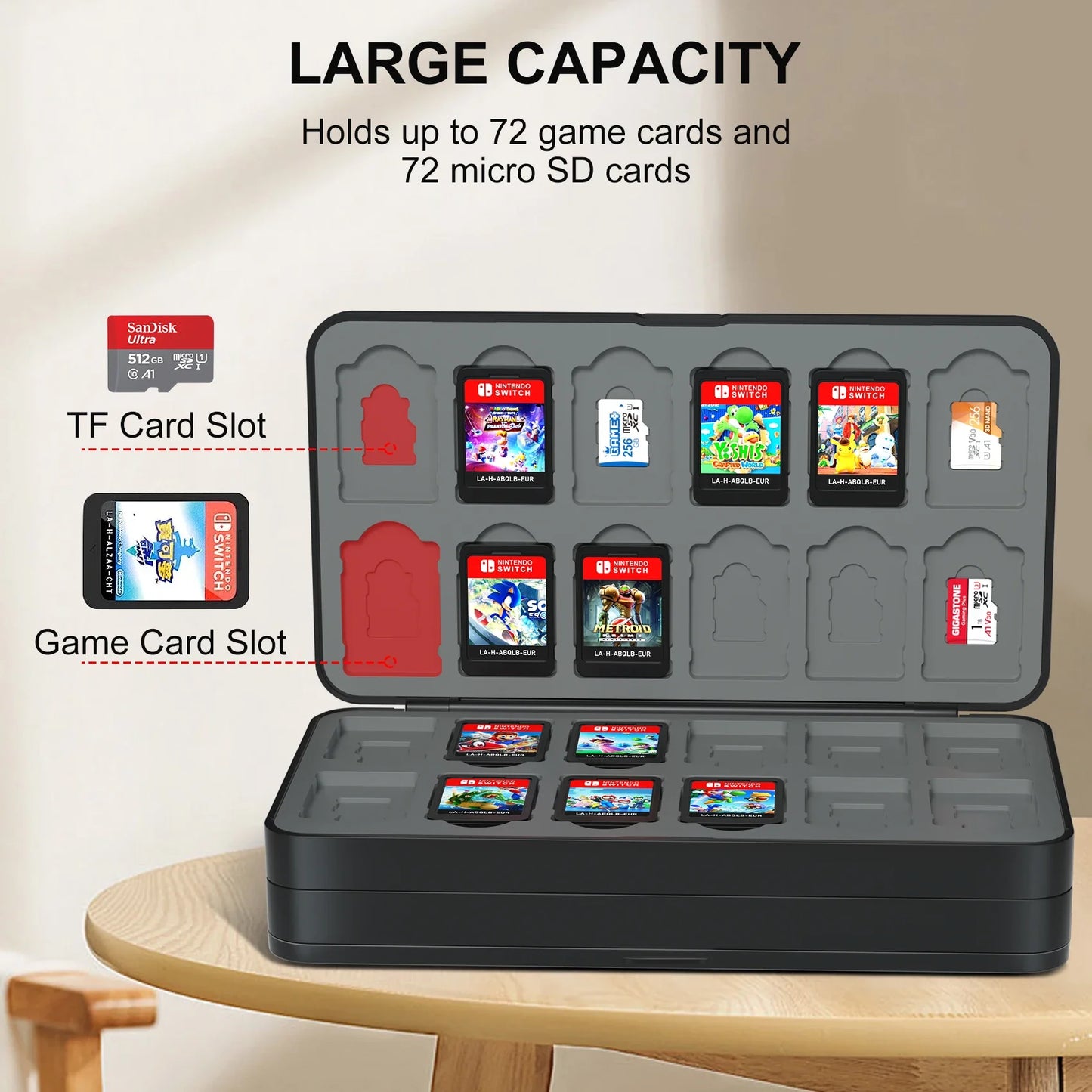 Switch Game Card Storage Case
