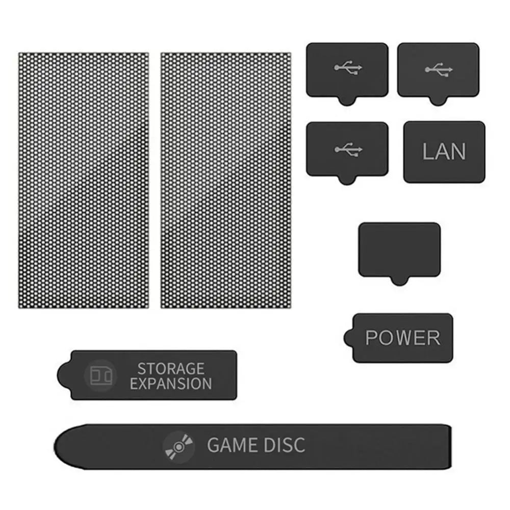 1Set Dust Plug Set For Xbox Dust Proof Mesh