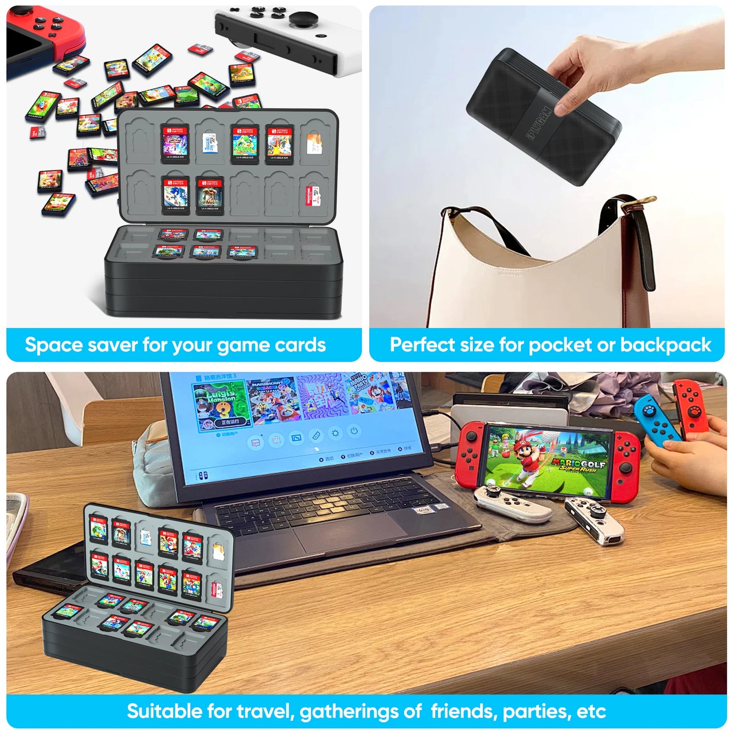 Switch Game Card Storage Case