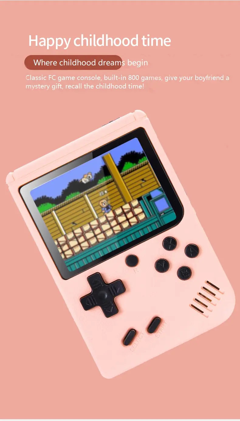 Retro Portable Mini Game Console