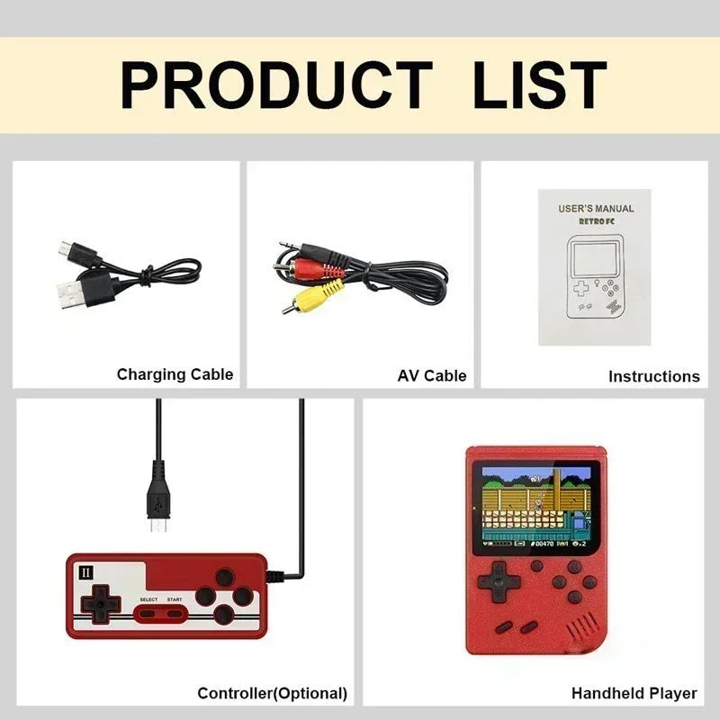 Portable Mini Video Game Console 8-Bit