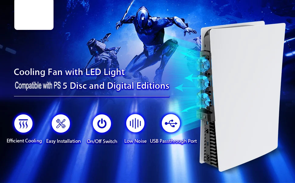 PS5 Accessories Cooling Fan