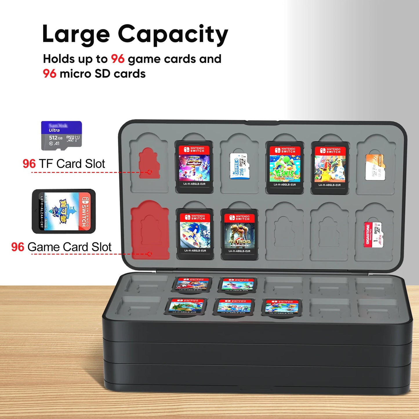Switch Game Card Storage Case