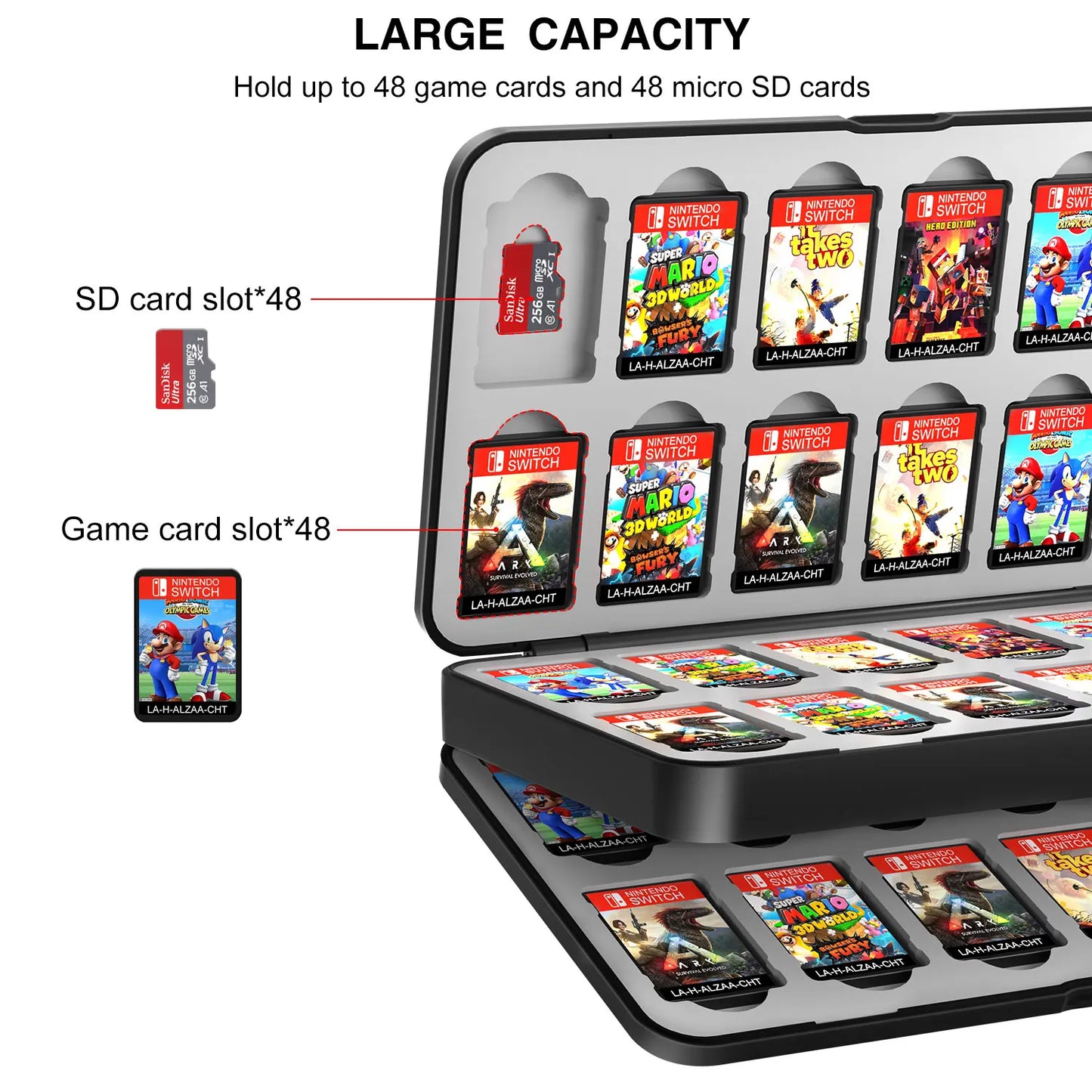 Switch Game Card Storage Case