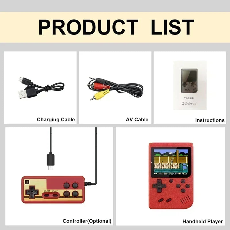 Portable Mini Video Game Console 8-Bit