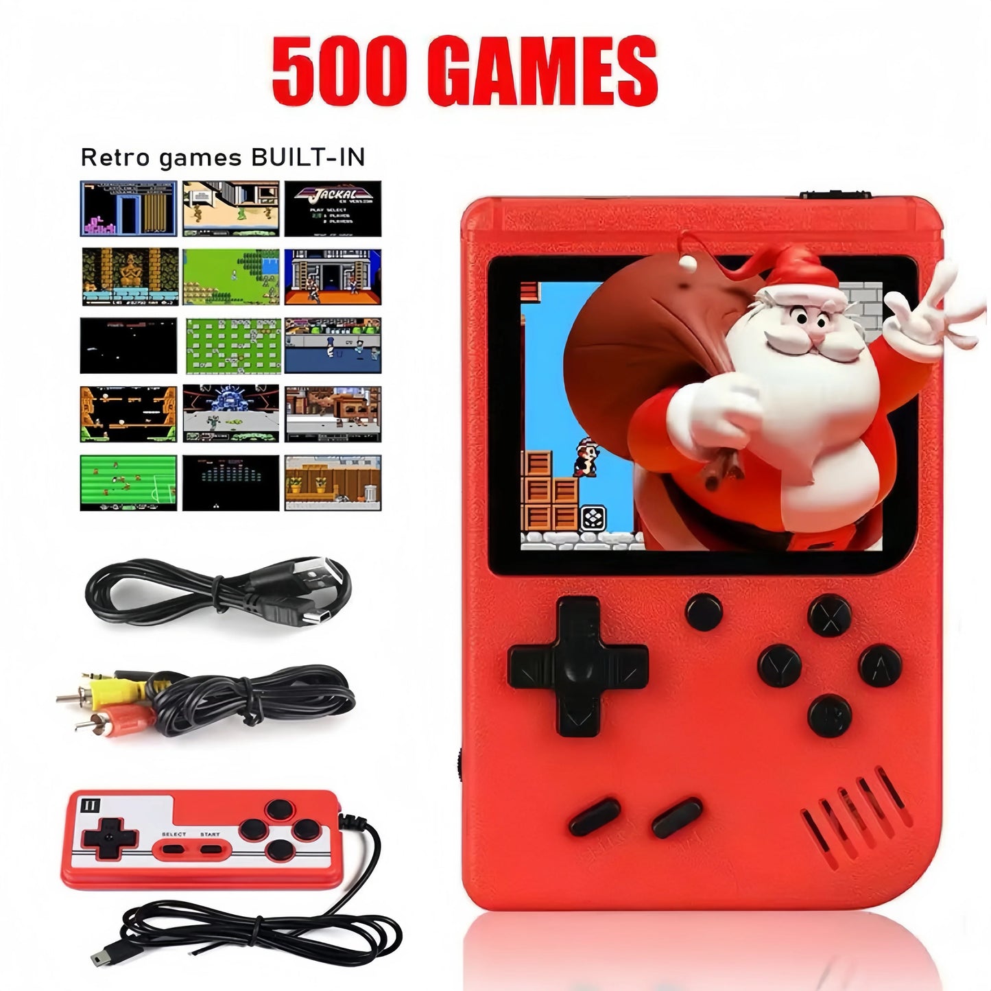 Portable Mini Video Game Console 8-Bit