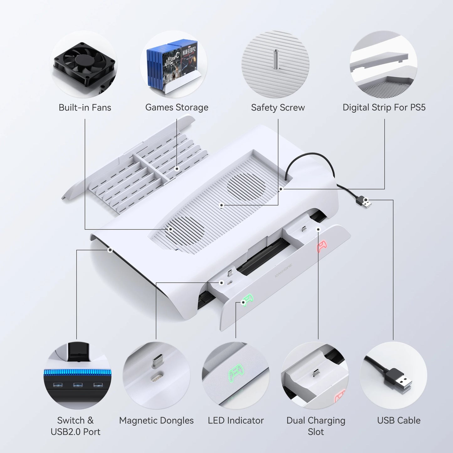 Cooling Station for PS5