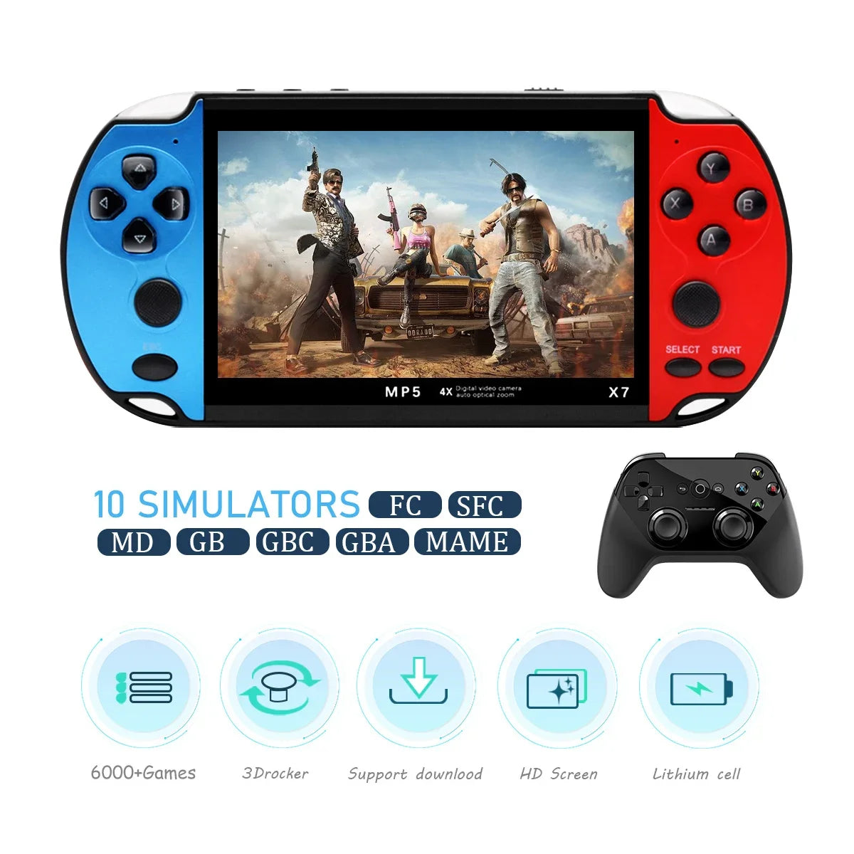 X7 Handheld Game Console
