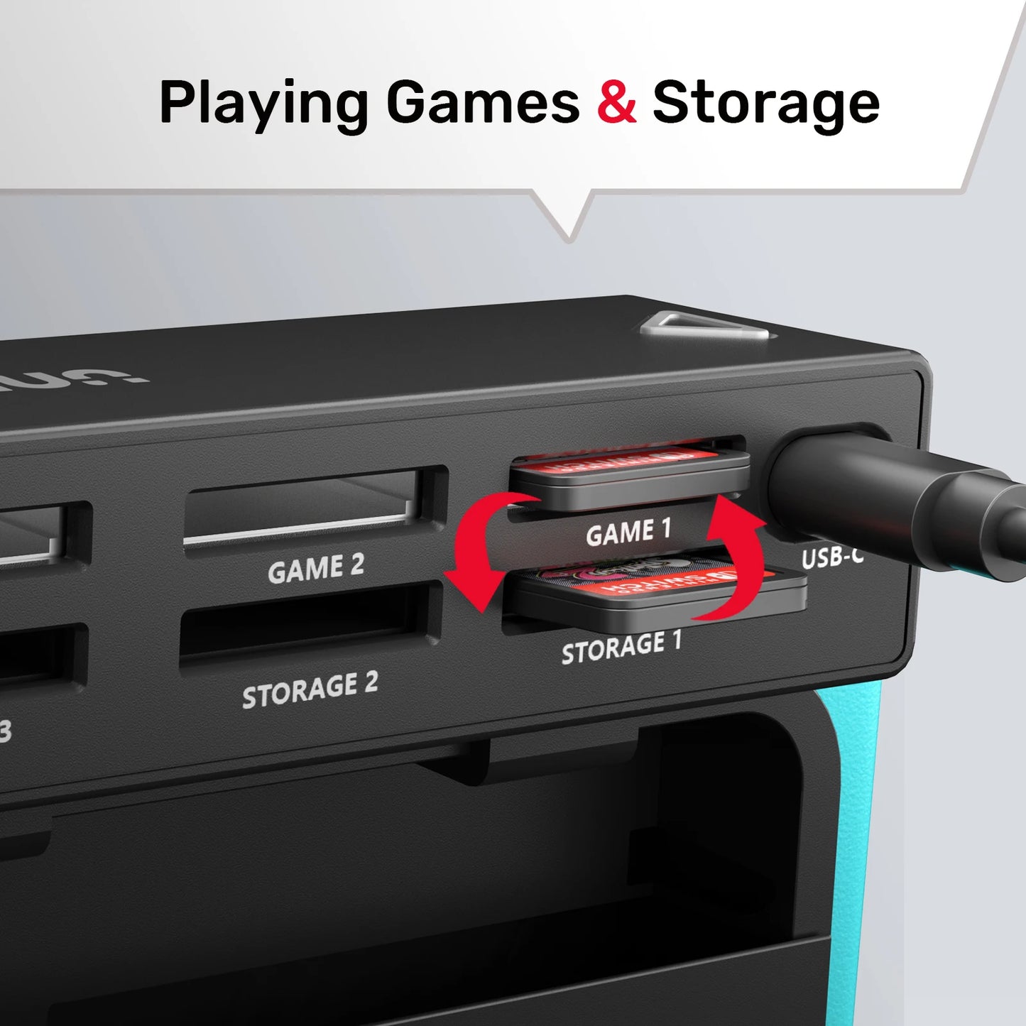 Game Reader Card Storage Holder