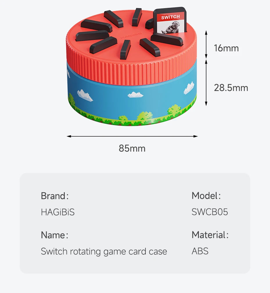 Rotating Game Card Case