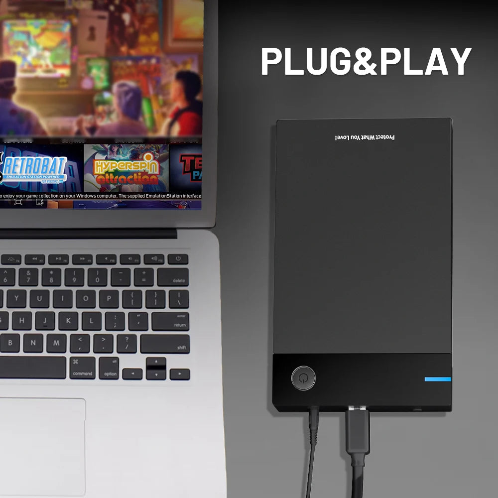 Gaming HDD with Hyperspin Launchbox